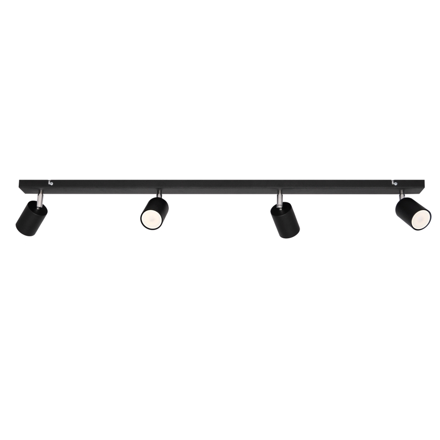 LED Bodové svítidlo TUNE 4xGU10/4,8W/230V černá