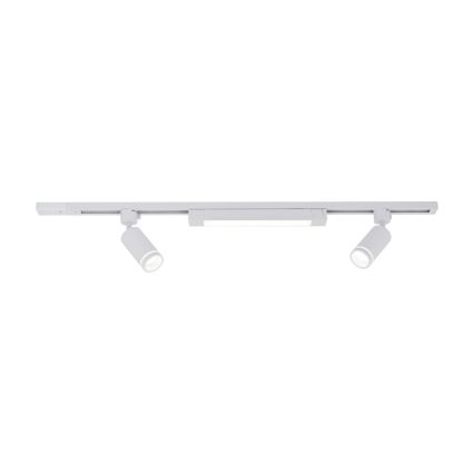 LED Bodové svítidlo v lištovém systému TRACER 2xGU10/10W/230V + LED/20W 1 m bílá
