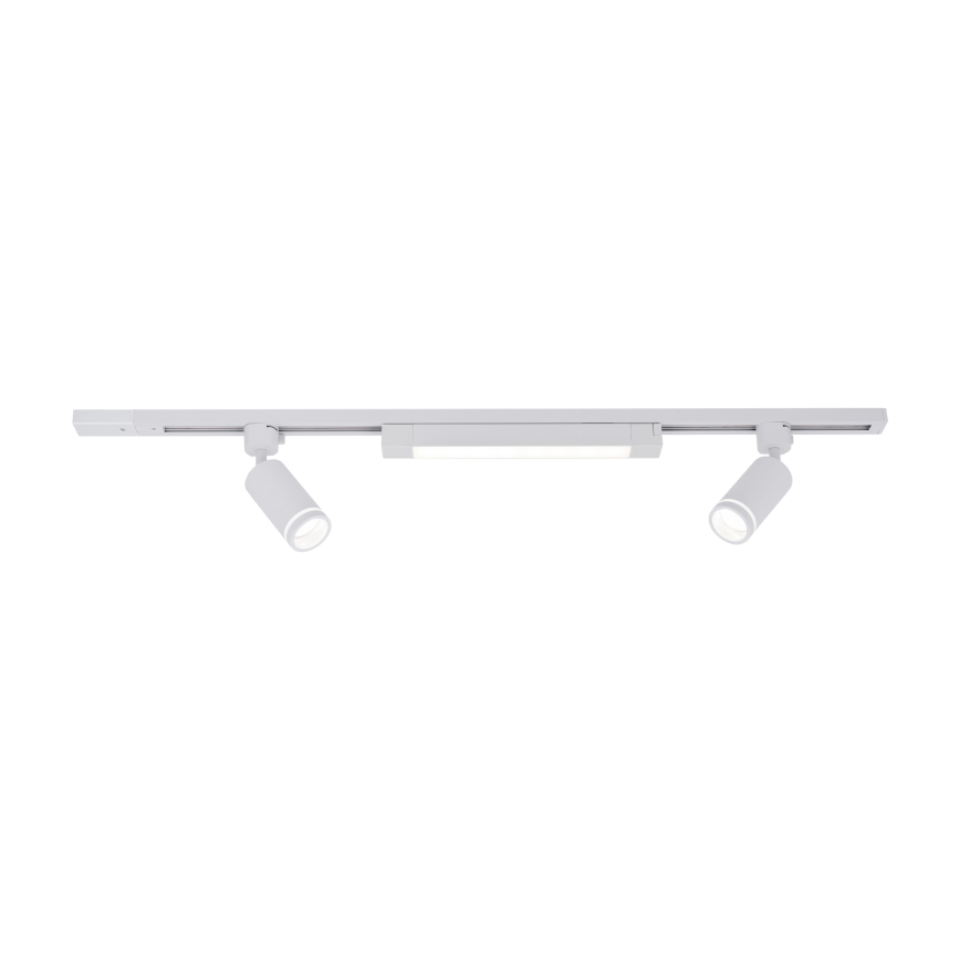 LED Bodové svítidlo v lištovém systému TRACER 2xGU10/10W/230V + LED/20W 1 m bílá