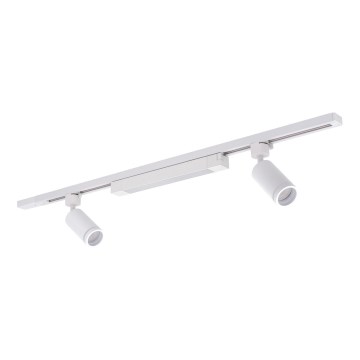 LED Bodové svítidlo v lištovém systému TRACER 2xGU10/10W/230V + LED/20W 1 m bílá
