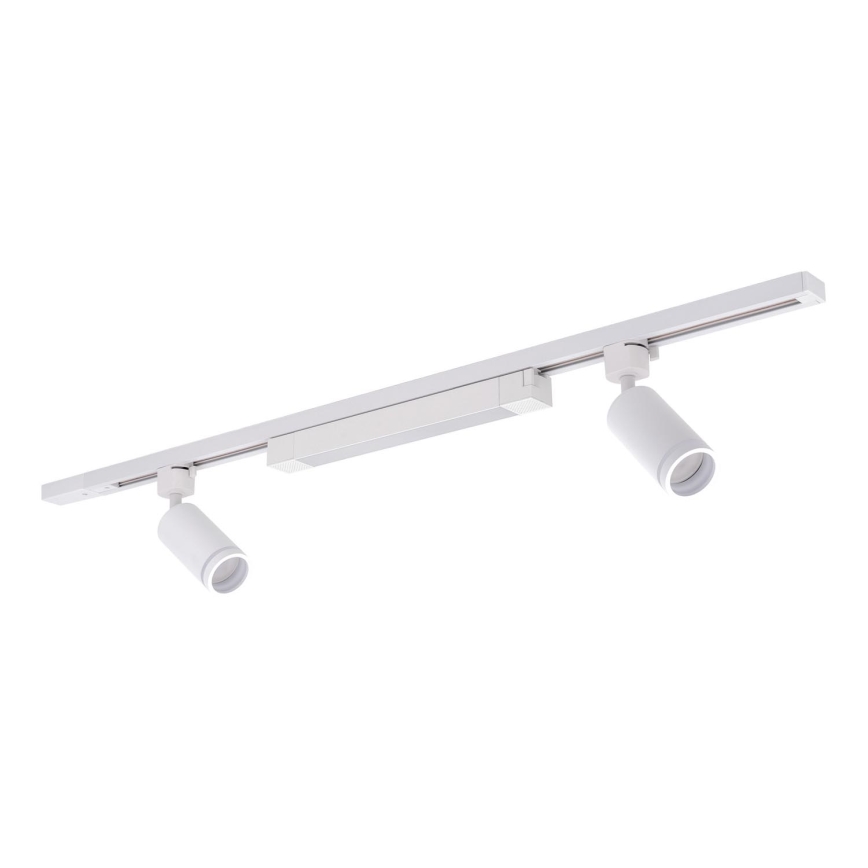 LED Bodové svítidlo v lištovém systému TRACER 2xGU10/10W/230V + LED/20W 1 m bílá