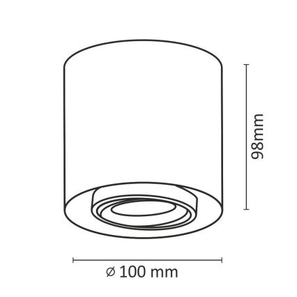 LED Bodové svítidlo XENO LED/15W/230V bílá 1200lm