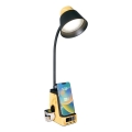 LED+CCT Stmívatelná stolní lampa s bezdrátovým nabíjením QI IDEAL LED/8W/230V 2700/4000/5000K béžová