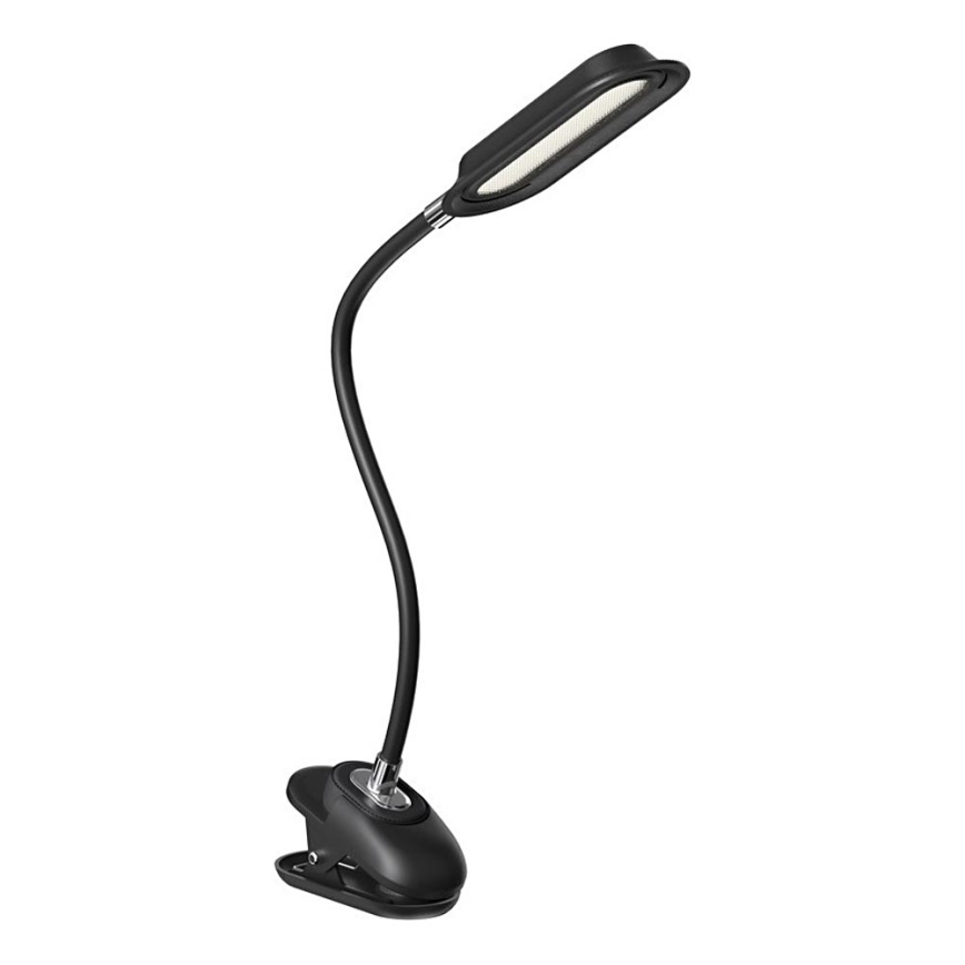 LED+CCT Stmívatelná stolní lampa s klipem CLIP LED/7,5W/230V 3000/4200/5000K černá
