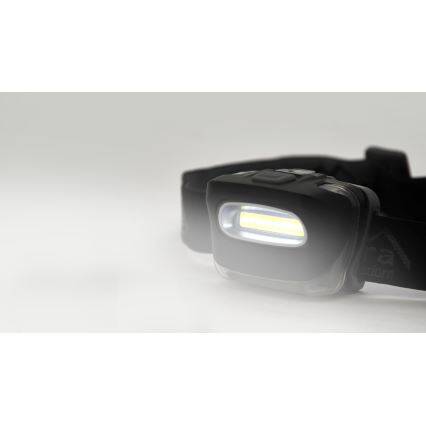 LED Čelovka LED/3xAAA černá