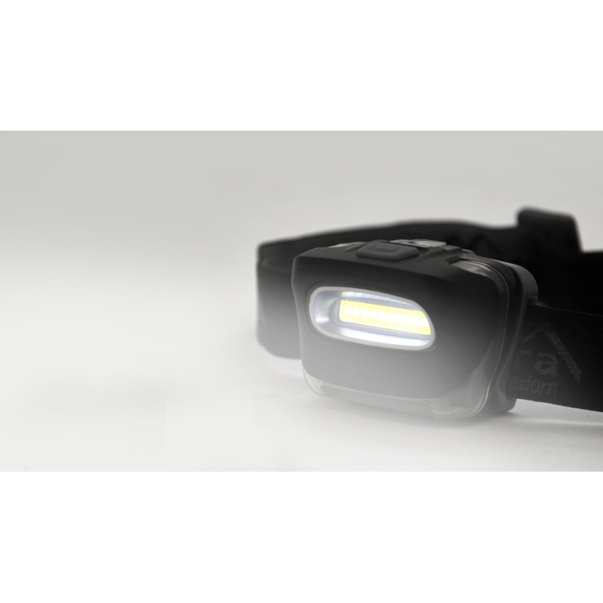 LED Čelovka LED/3xAAA černá