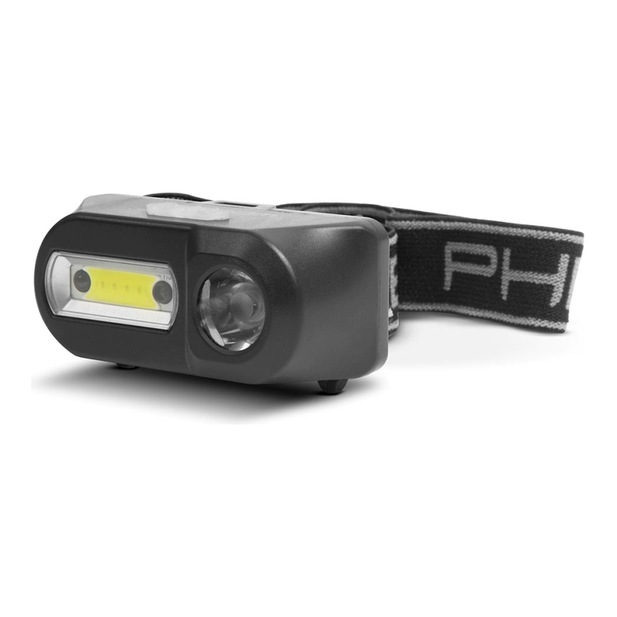 LED Čelovka se senzorem LED/3W/Li-ion 1200mAh IP54