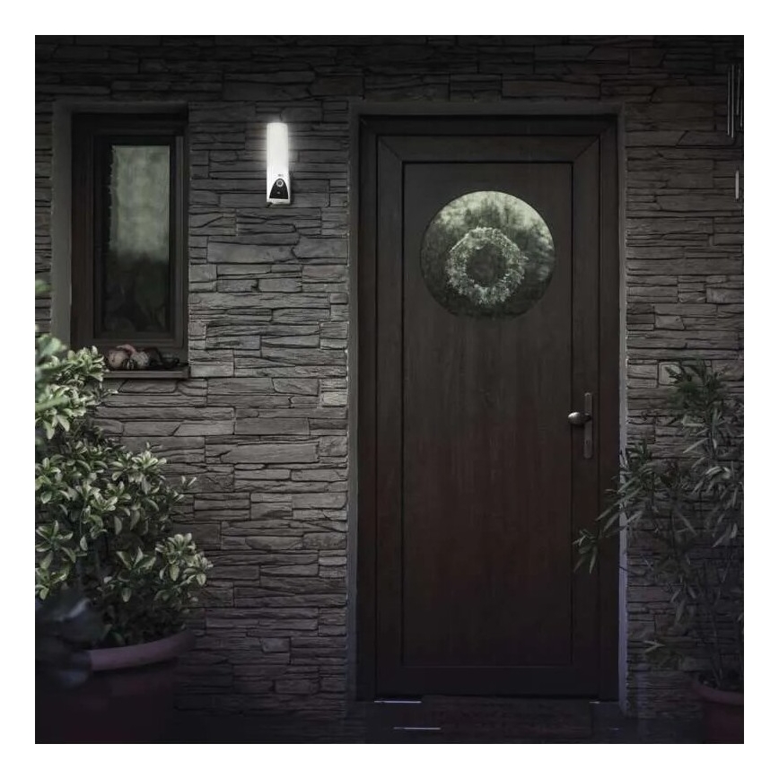 LED Chytrá venkovní kamera se světlem GoSmart LED/12W/230V IP65 Wi-Fi Tuya bílá