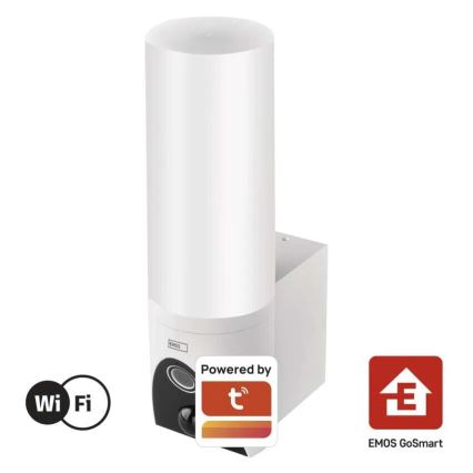 LED Chytrá venkovní kamera se světlem GoSmart LED/12W/230V IP65 Wi-Fi Tuya bílá