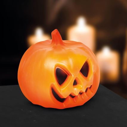 LED Dekorace se zvukovým efektem HALLOWEEN LED/3xAAA dýně