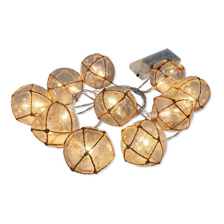 LED Dekorační osvětlení AHNE 10xLED/2xAA