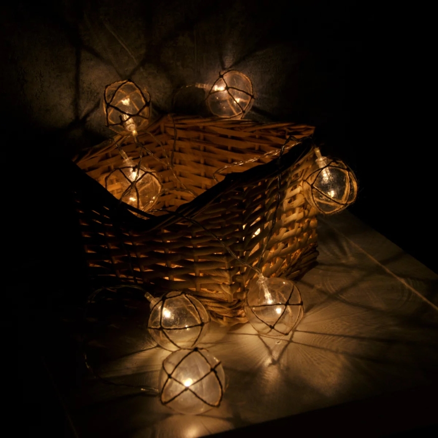 LED Dekorační osvětlení AHNE 10xLED/2xAA