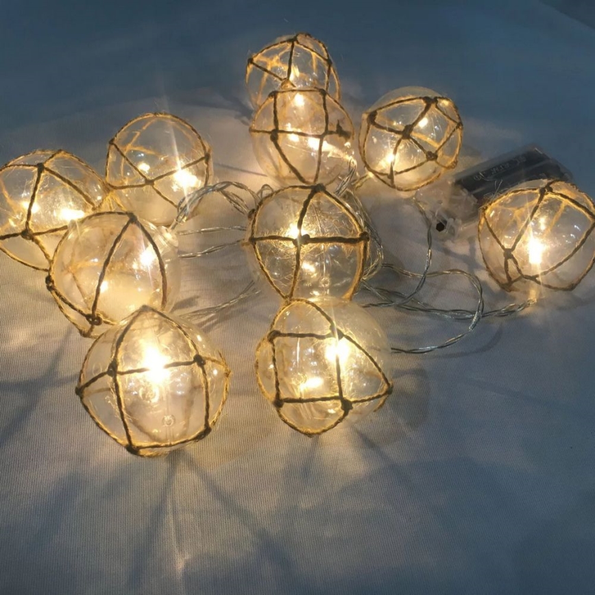 LED Dekorační osvětlení AHNE 10xLED/2xAA