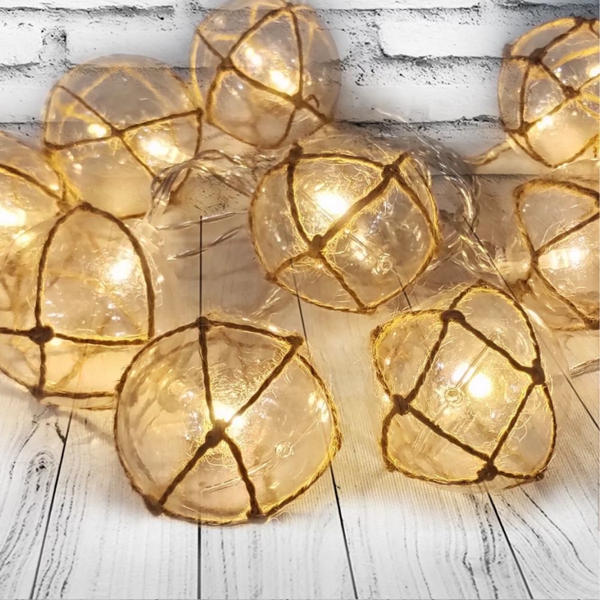 LED Dekorační osvětlení AHNE 10xLED/2xAA