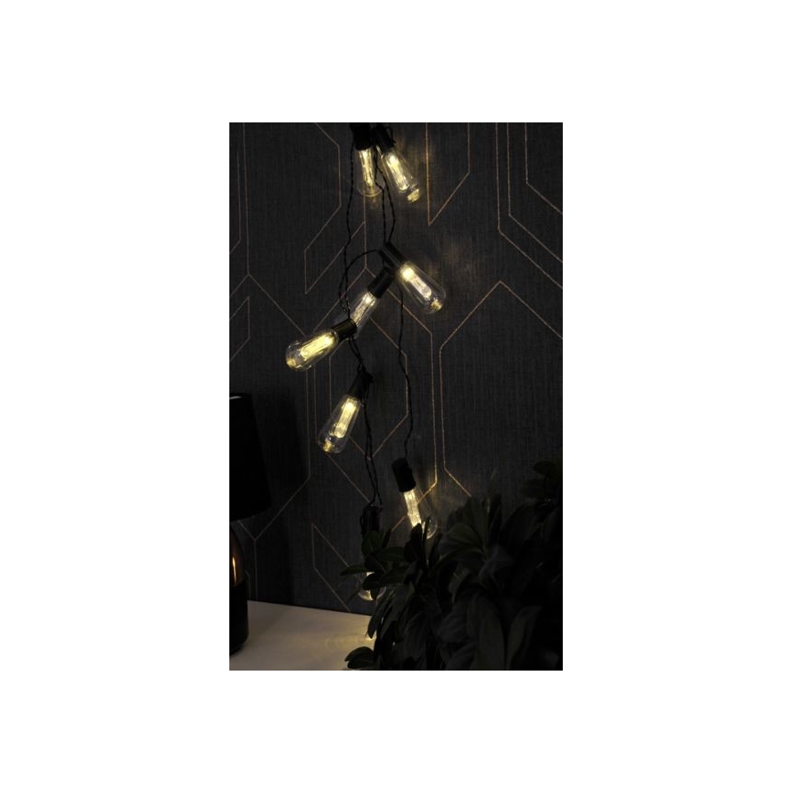 LED Dekorační řetěz EDISON 2,65 m 10xLED/2xAA