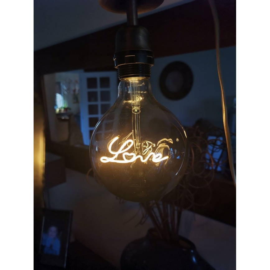 LED Dekorační žárovka FILAMENT G125 E27/5W/230V 2200K
