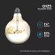 LED Dekorační žárovka FILAMENT G125 E27/5W/230V 2200K