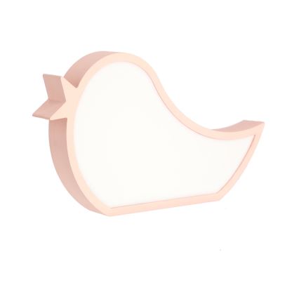 LED Dětská stolní lampa BIRD LED/12W/230V růžová