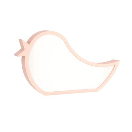 LED Dětská stolní lampa BIRD LED/12W/230V růžová