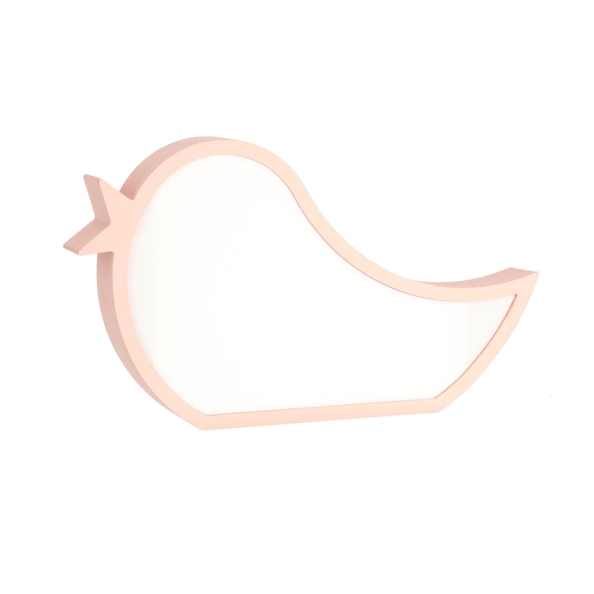 LED Dětská stolní lampa BIRD LED/12W/230V růžová