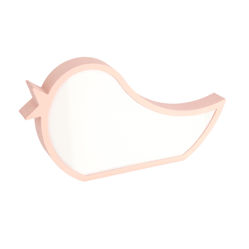 LED Dětská stolní lampa BIRD LED/12W/230V růžová
