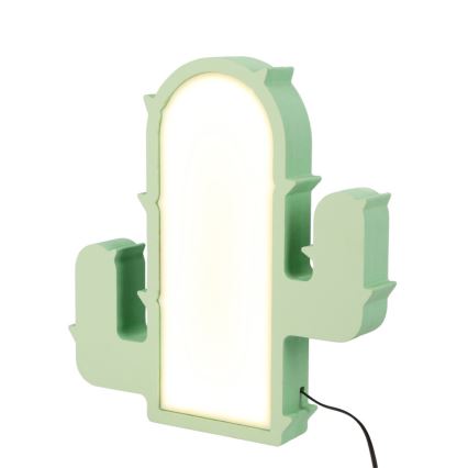 LED Dětská stolní lampa CACTUS LED/10W/230V zelená