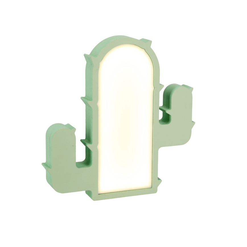 LED Dětská stolní lampa CACTUS LED/10W/230V zelená