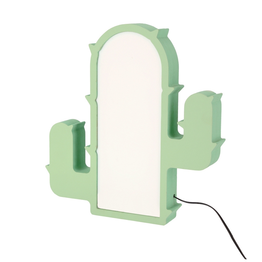 LED Dětská stolní lampa CACTUS LED/10W/230V zelená