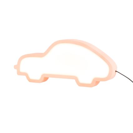LED Dětská stolní lampa CAR LED/11W/230V růžová