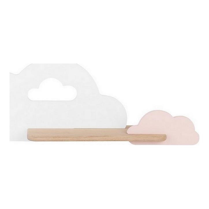 LED Dětské nástěnné svítidlo s poličkou CLOUD LED/5W/230V bílá/růžová, 
