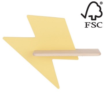 LED Dětské nástěnné svítidlo s poličkou LIGHTNING LED/4W/230V, 