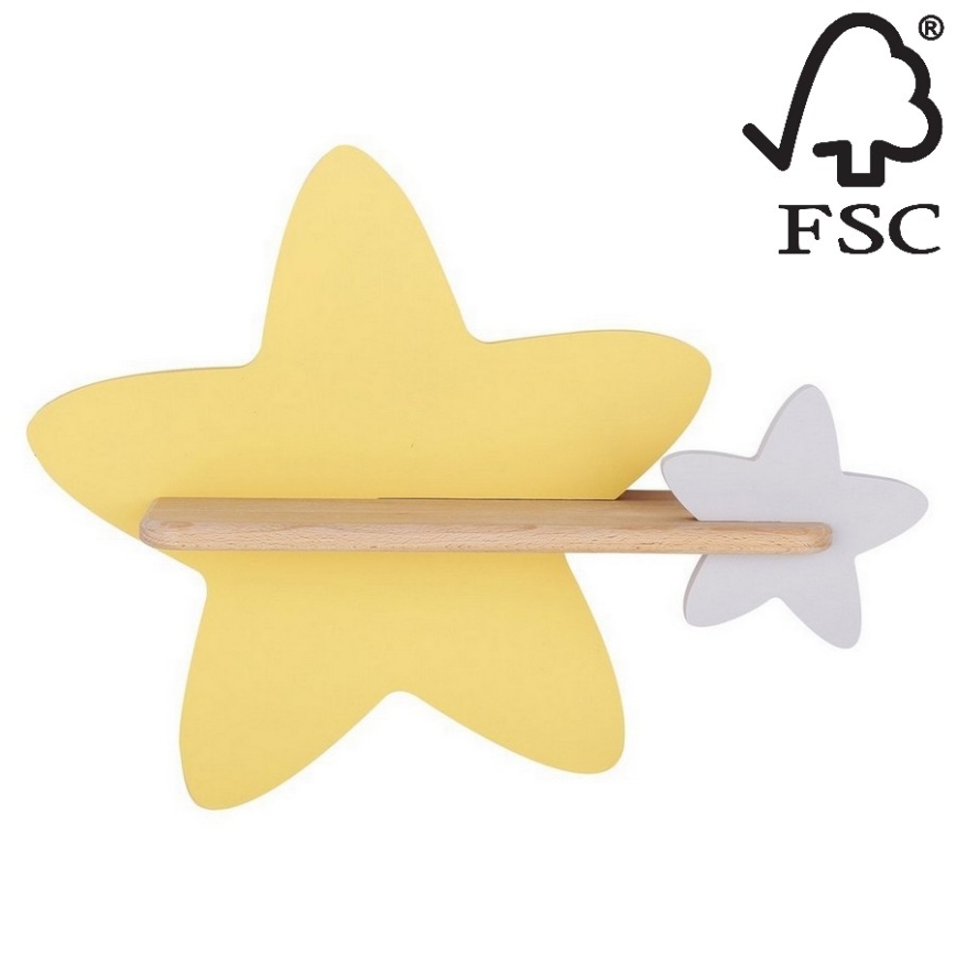 LED Dětské nástěnné svítidlo s poličkou STAR LED/5W/230V, 