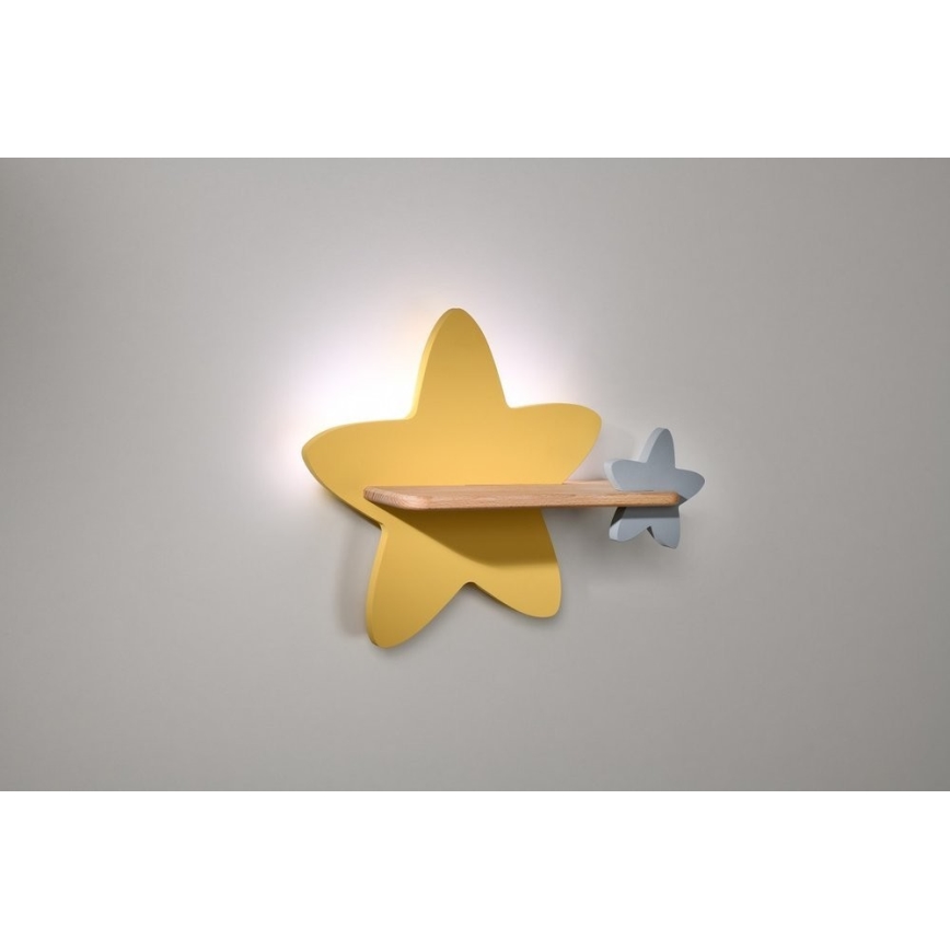 LED Dětské nástěnné svítidlo s poličkou STAR LED/5W/230V, 