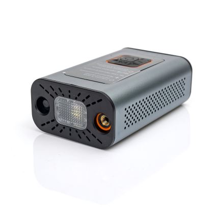 LED Digitální kapesní kompresor 3v1 4000 mAh 5W černá