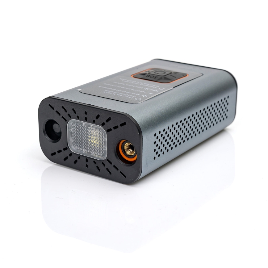 LED Digitální kapesní kompresor 3v1 4000 mAh 5W černá
