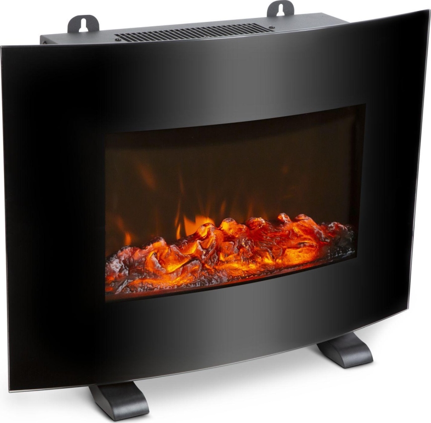 LED Elektrický krb s topením LED/2000W/230V + dálkové ovládání