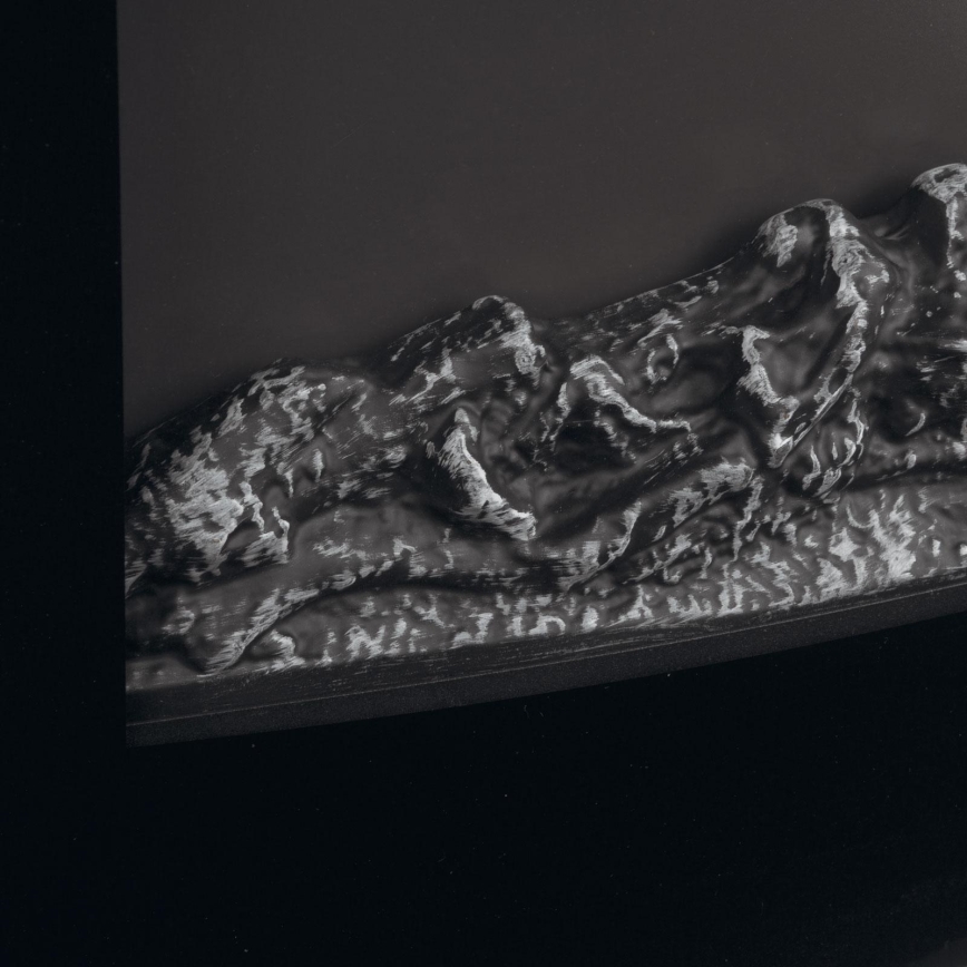 LED Elektrický krb s topením LED/2000W/230V + dálkové ovládání