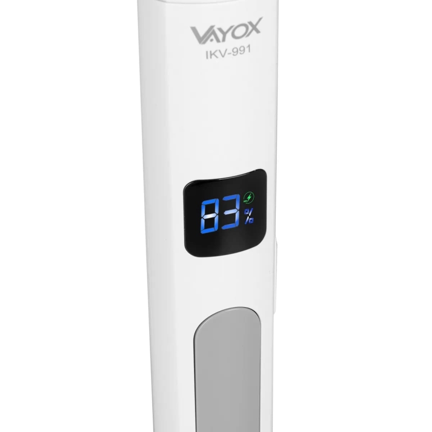 LED Elektrický lapač hmyzu 2v1 s LCD displejem 1200 mAh/5V bílá