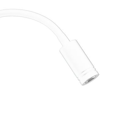 LED Flexibilní nástěnná lampička s USB BASE 1xLED/8W + 1xLED/2W/230V bílá