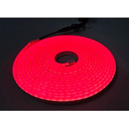 LED Flexibilní pásek NEON LED/10W/230V 5 m IP65 červená