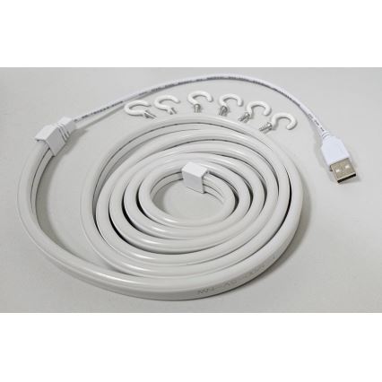LED Flexibilní pásek NEON LED/5V USB 1,8 m bílá