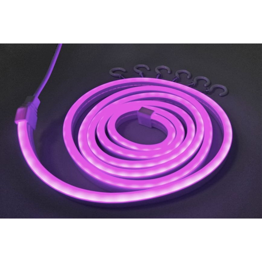 LED Flexibilní pásek NEON LED/5V USB 1,8 m fialová