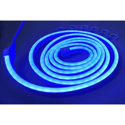 LED Flexibilní pásek NEON LED/5V USB 1,8 m modrá