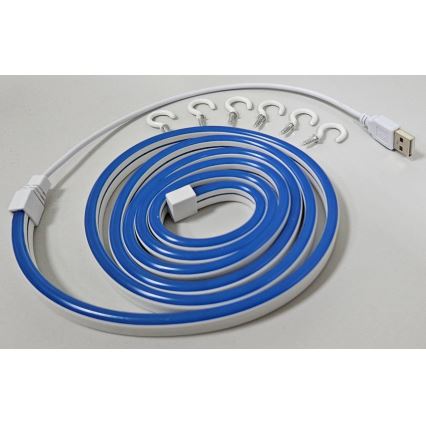 LED Flexibilní pásek NEON LED/5V USB 1,8 m modrá