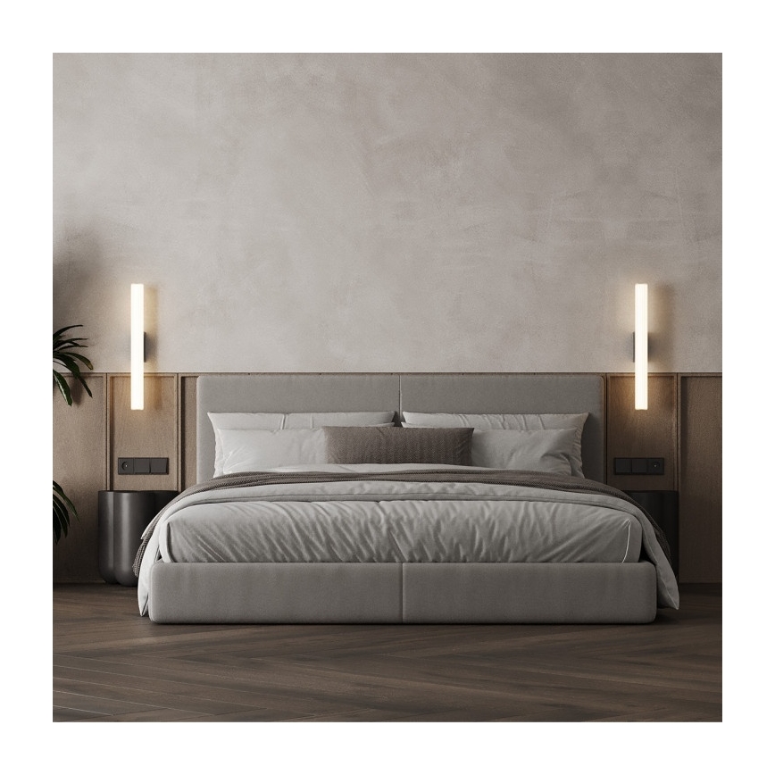 LED Koupelnové osvětlení zrcadla LINEA LED/12W/230V 3000/4000/6000K IP44 61 cm matný chrom