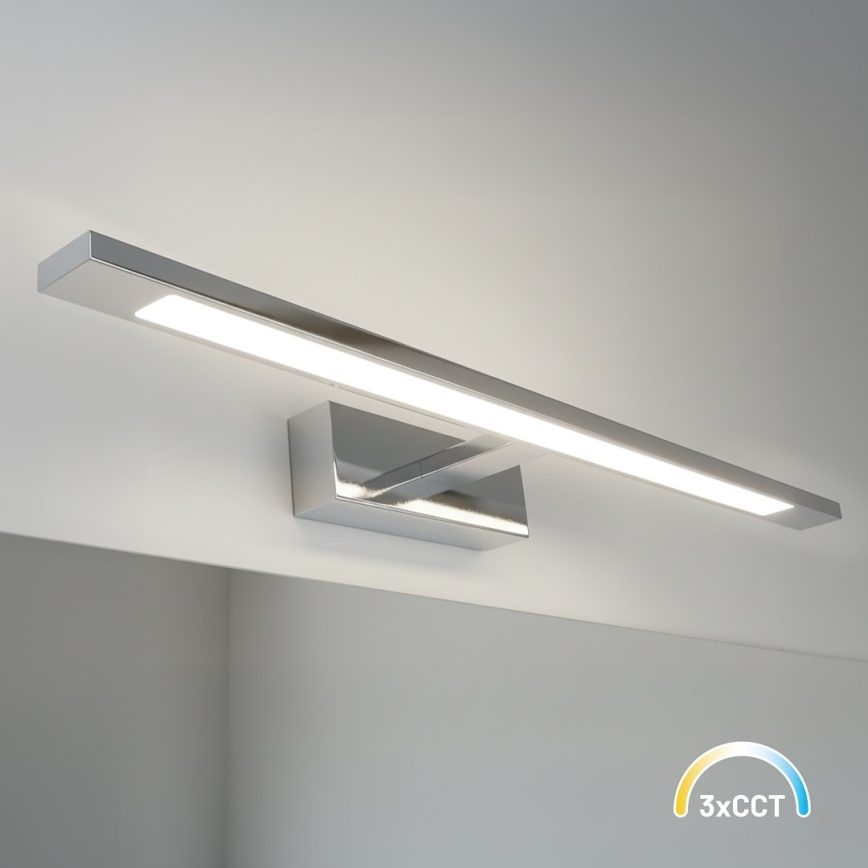LED Koupelnové osvětlení zrcadla KLIMT LED/12W/230V 3000/4000/6000K 60 cm IP44 lesklý chrom