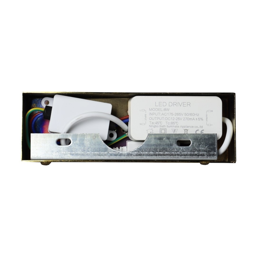 LED Koupelnové osvětlení zrcadla KLIMT LED/8W/230V 3000/4000/6000K 40 cm IP44 zlatá