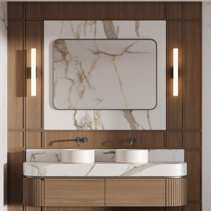 LED Koupelnové osvětlení zrcadla LINEA LED/8W/230V 3000/4000/6000K IP44 45 cm bílá