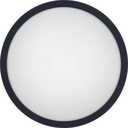 LED Koupelnové stropní svítidlo se senzorem ELLÉ LED/24W/230V 3000/4000/6500K pr. 26 cm IP54 antracit