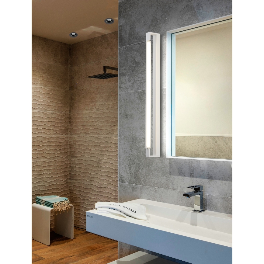 LED Koupelnové nástěnné svítidlo DEKSTER LED/36W/230V IP44 bílá